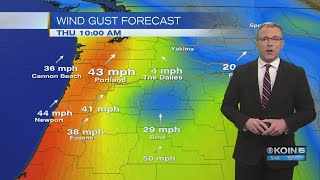 KOIN 6 Weather w/ Steve Pierce @ 5pm Wed. 3.7.18