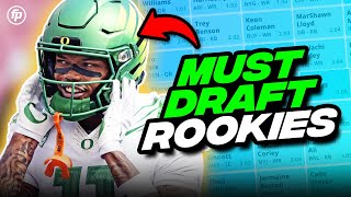 MUST DRAFT Rookies | Impact Players, Dynasty Holds + Late-Round Sleepers (2024 F