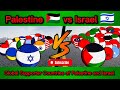 Palestine 🇵🇸 vs Israel 🇮🇱 Countryballs | All Supporter countries | Countryball Globes