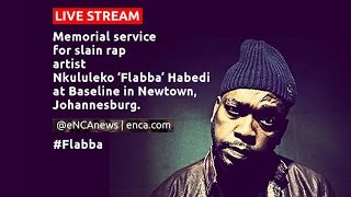 Memorial service for Nkuli 'Flabba' Habedi