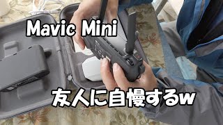 【Mavic Mini】リンゴ園の友人にマビックミニを自慢してみる　Show off your Mavic Mini to your friends.ドローン