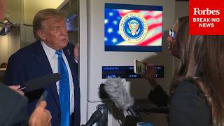 FULL AIR FORCE ONE GAGGLE: President Trump Takes Questions About Iran, ICE On Flight Back From G7