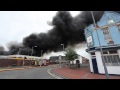 Fire at plastic recycling depot Dartmouth Road, Smethwick