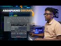 How To Make Amapiano Drums Like a Pro | Fl Studio Tutorial