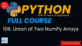 Union NumPy Arrays in Python | numpy.union1d | numpy.union1d Function
