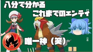 唯一神と名高きジョウトの準伝説エンテイ、八分でわかるこれまでの歴史【ポケモン剣盾・ゆっくり実況】