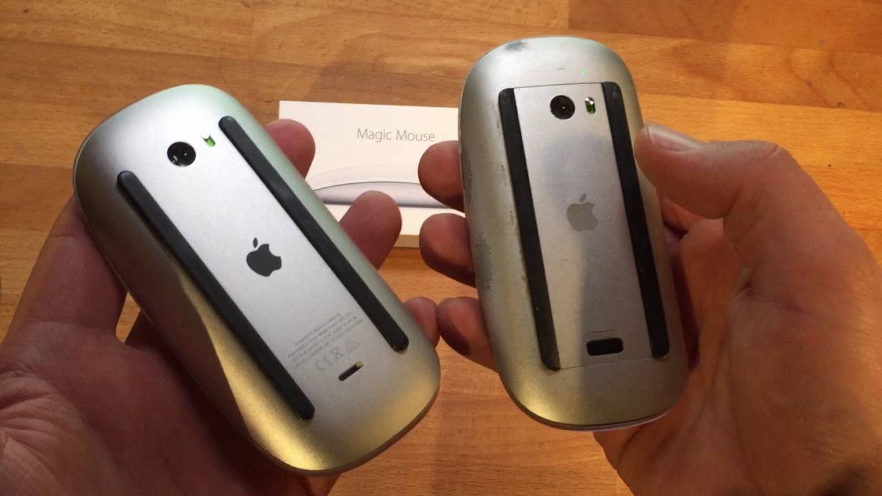 Vergleich: Apple Magic Mouse 1 Vs. Magic Mouse 2 Mit Lightnink - YouTube