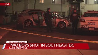 Two minors shot in Southeast DC