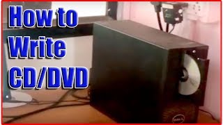 How to burn or create cd or dvd on computer without  software