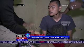 Rumah Bandar Ganja Di Depok Di Grebek Polisi - NET 24