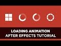 After Effects - Animated Loading Icon Tutorial #1