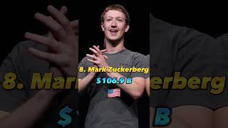 Top 10 Richest 💸 People in the World🌎 #shorts #rich #viral #youtubeshorts