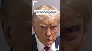 Donald Trump's mugshot has been released. It's the first ever mugshot of a former U.S. president.