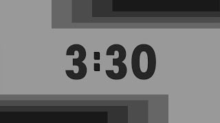 3 Minute 30 Second Timer (Basic Grey)
