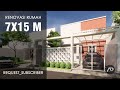 RENOVASI RUMAH 7X15 METER