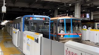 【新旧共演】都営6500形6507F   各駅停車 西高島平行き \u0026 都営6300形6311F   各駅停車 日吉行き　武蔵小杉駅発車