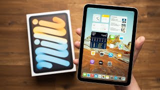 Apple iPad Mini 6 Unboxing \u0026 Hands On with Jelly Effect :(