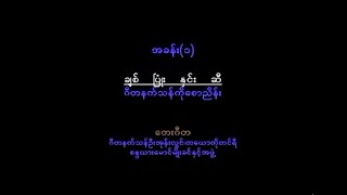 ချစ်ပြုံးနှင်းဆီ မန္တလေးသိန်းဇော် VCD Video (2004)