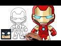 How To Draw Iron Man | Fortnite Marvel Legends