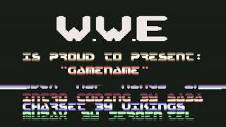 WWE Intro ! Commodore 64 (C64)