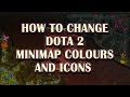 How to change Dota 2 minimap colours and hero icons