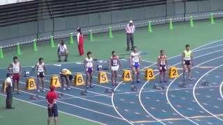 2014IH陸上北九州地区予選 男子100m決勝（風：0.0m）