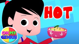 Peas Porridge Hot | Nursery Rhymes & Children Song | Song For Babies | Kids Song with Oh My Genius