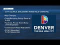 denver city council discussing noise rule overhaul