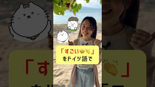 「すごい🤩👏」を #ドイツ語 で #shorts #ドイツ語を学ぶ #ドイツ語勉強 #ドイツ語学習