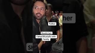 Fahad Mustafa with his father and brother