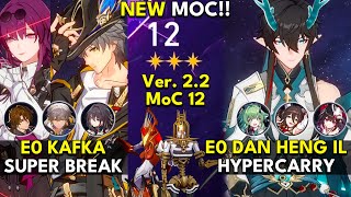 NEW Memory of Chaos Floor 12 (3 Stars) E5 HARMONY MC & E0 DAN HENG IL | Honkai: Star Rail 2.2