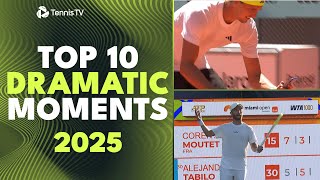 VAR, Crowd Drama & Tense Handshakes 👀 | Top 10 Dramatic Moments From The 2025 ATP Season!