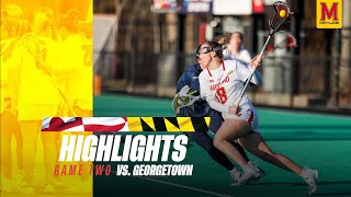 Maryland Women's Lacrosse Highlights | Georgetown