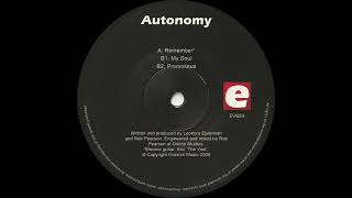 Autonomy - Remember (EVA004)