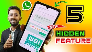 WhatsApp 5 Hidden Features 😮 WhatsApp Reaction Emoji Feature