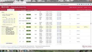 How To Use Rutgers Schedule Planner