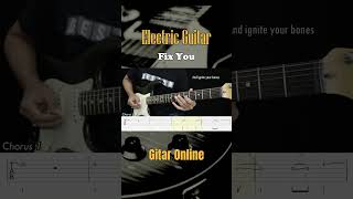 FIX YOU - Coldplay - Instrumental Guitar Cover + TAB
