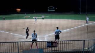 Fielding : Cliff Sharp Running Catch At Third : Game 10 : FBC Softball 2016