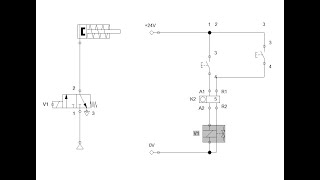 Basic Pneumatics:Festo FluidSim electropneumatics Counter Relay control