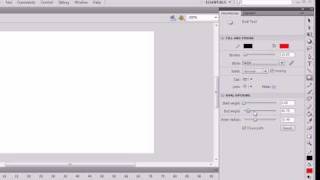 Flash Professional CS4 Basics Tutorial(Oval Tool and Oval Primitive Tool 06)