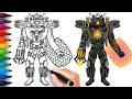 HOW TO DRAW NEW UPGRADED TITAN RADIOMAN | Skibidi Toilet Attack - Easy Step by Step Drawing