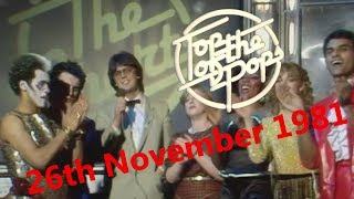 Top of the Pops Chart Rundown - 26th November 1981 (Mike Read)