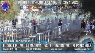 EL PARRANDAS CDA. LAS CARMELITAS VS EL DOBLE P VS LA MADRINA VS EL DRAGON. GRAN FINAL 225 VARAS