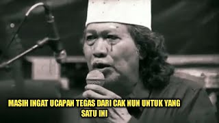 MASIH INGAT UCAPAN TEGAS CAK NUN?.SOAL RADIKAL