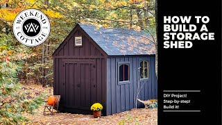 HOW TO BUILD A STORAGE SHED | A preview movie!