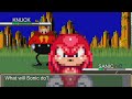 sonic vs knuckles pokemon 3ds battle style. sprite animation