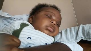 Watch cute baby Adriel go to sleep