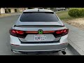 honda accord 2021 2.0 v3 taillight and center trim led truck light bar