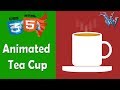 How To Create Animated Tea Cup Shape | CSS Shapes Animation By Amazing Techno Tutorials