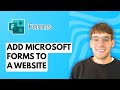 How to Add Microsoft Forms to a Website [2026 Full Guide]
